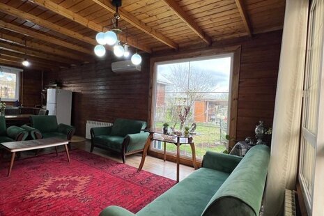 کلبه چوبی دوخواب آرامش در شاندرمن ماسال