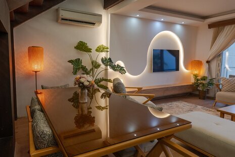 ویلا دوبلکس مبله سه خواب ساحلی تیفانی در کیش