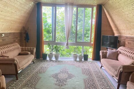 کلبه سوئیسی دوبلکس تکخواب آنجلیکا در سوادکوه