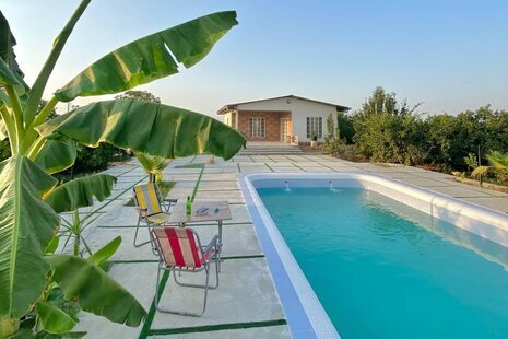 ویلای یکخواب استخردار باغ صحرا در بهشهر