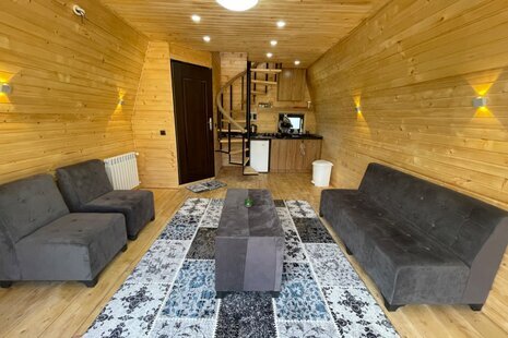 کلبه سوئیسی دوبلکس تک خواب در دیلمان