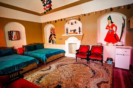 اتاق سپهسالار اقامتگاه بوگردی در نطنز