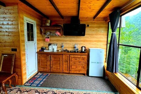 کلبه دوبلکس دوخواب مبله در سوادکوه