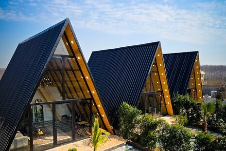 کلبه سوئیسی دوبلکس دوخواب گندم در چمستان (2)