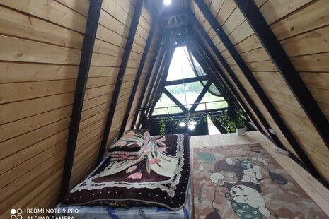 کلبه سوئیسی دوبلکس تکخواب در سیاهکل