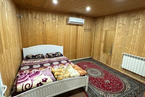 کلبه چوبی دوبلکس جکوزی دار مبله در ماسال
