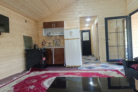 کلبه چوبی دوخواب مبله در ماسال