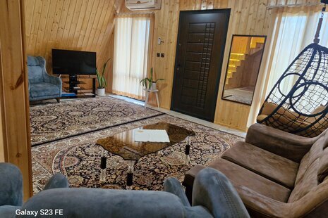 کلبه سوئیسی دوبلکس تکخواب ساحلی دریا در پره سر