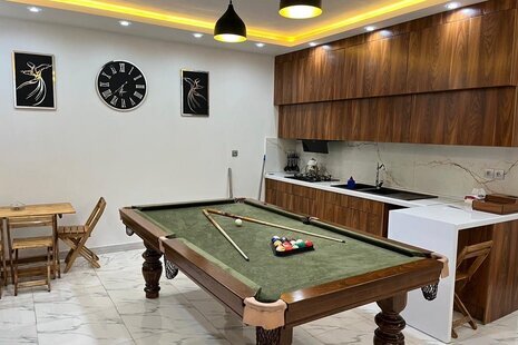ویلا مبله دوخواب لوکس بیلیارد دار آرامش در خشکبیجار