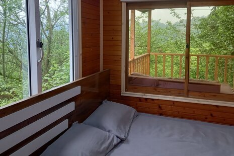 کلبه ی چوبی دوبلکس در سوادکوه