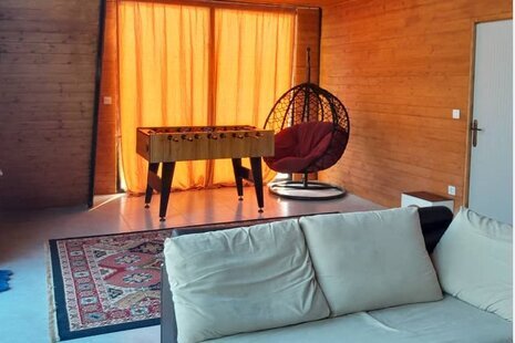 کلبه سوئیسی دوبلکس استخردار آوا در کردان