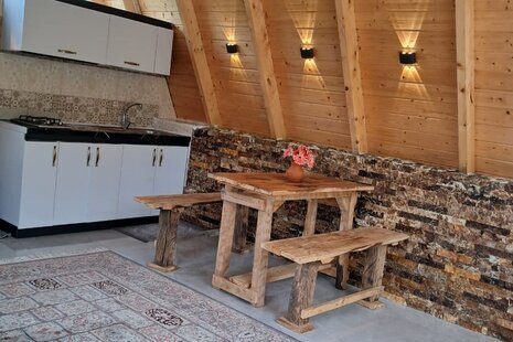 کلبه سوئیسی مبله تکخواب شریف در کتالم و سادات شهر