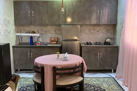 واحد مبله تکخواب مهتا طبقه همکف ویلا در ماسال