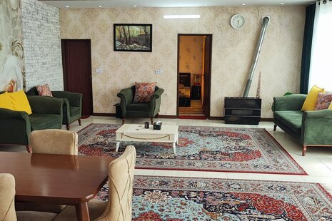 خانه ویلایی دو خواب استخردار آبگرم آرامیس در ساوجبلاغ