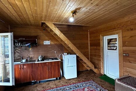 کلبه چوبی دو خواب دوبلکس در ماسال