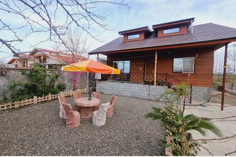 ویلای دوبلکس دوخواب چوبی بهروز در تالش