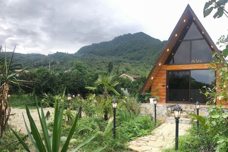 کلبه دوبلکس تکخواب رز در رامسر