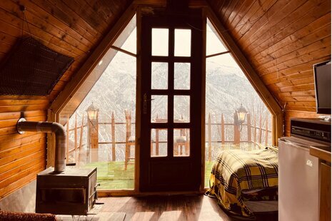 کلبه درختی مبله در سوادکوه