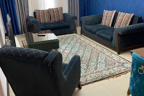 آپارتمان مبله تکخواب طبقه 1 در شهرک صدف