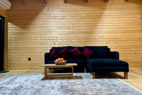 کلبه سوئیسی دوبلکس تکخواب کچاکومه واحد دل کومه در رشت