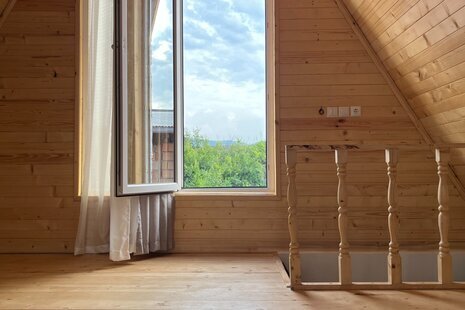 کلبه سوئیسی مبله دوخواب پالم در قائم شهر