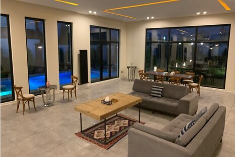 ویلا استخردار آبگرم سه خواب در ساوجبلاغ