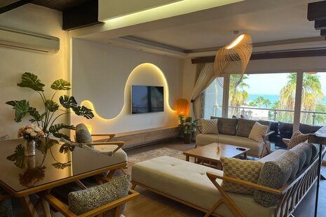 ویلا دوبلکس مبله سه خواب ساحلی تیفانی در کیش