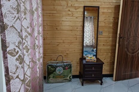 کلبه چوبی مبله تکخواب آوای نجیب در شیرگاه