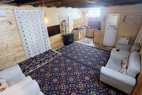 کلبه چوبی تکخواب در سوادکوه