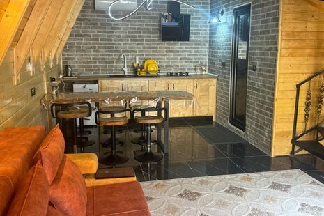 کلبه سوئیسی مبله دوخواب 2 در شیرگاه