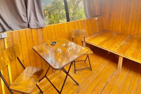 کلبه سقف شیشه ای مبله در سوادکوه