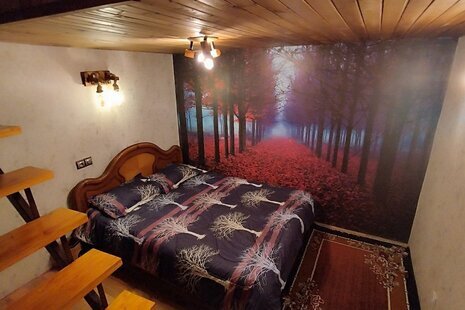 واحد دوبلکس تکخواب جکوزی دار در طبقه اول ویلای فشم