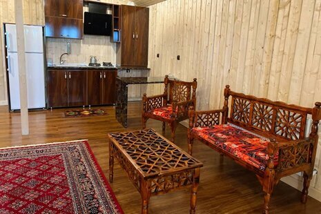 کلبه vip دو خواب مبله در فومن