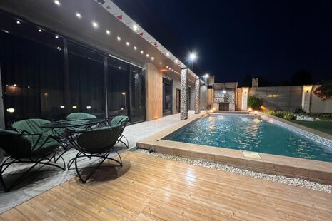 ویلا استخردار مبله دوخواب مدرن هیوا در چهارباغ