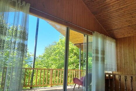 کلبه چوبی دوبلکس مبله در بابلکنار