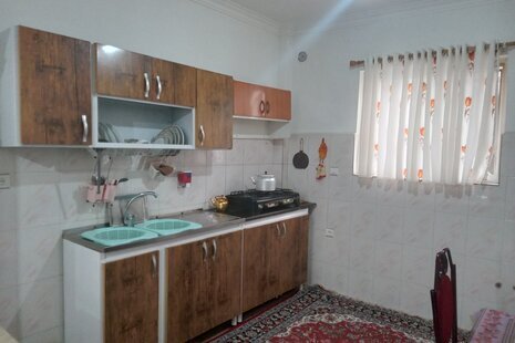 واحد دوخواب مبله در طبقه همکف ویلا در رامسر