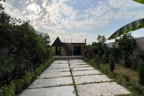 کلبه چوبی تکخواب مبله در خشکبیجار