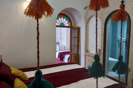اتاق گوشواره در اقامتگاه بومگردی کرمان
