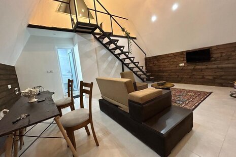 کلبه سوئیسی دوبلکس تکخواب نارنجستان در بندر انزلی