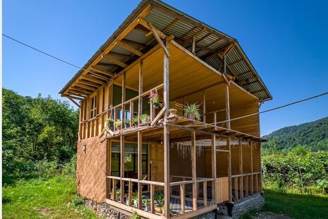 کلبه دوبلکس چوبی جنگلی تکخواب در تالش