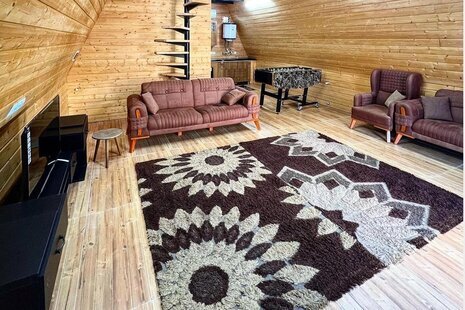 کلبه سوئیسی دوخواب مبله شهرک شهریار در رشت