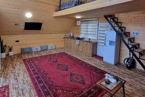 کلبه سوئیسی دوبلکس تکخواب  صفا در رستمکلا
