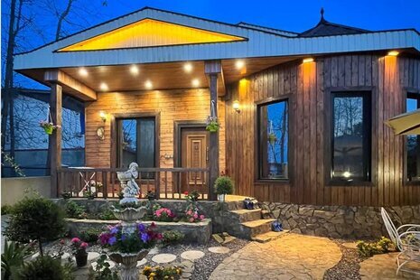 ویلا دوخواب چوبی روناس در رودسر