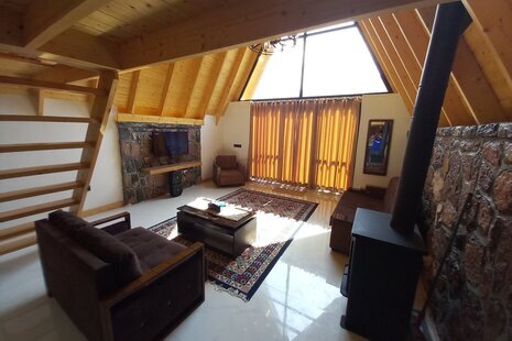 کلبه سوئیسی مبله دوبلکس تک خواب در نوشهر