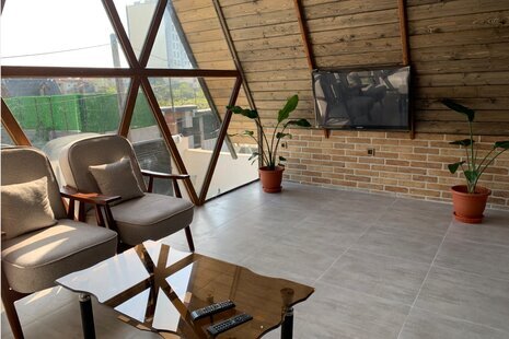 کلبه سوئیسی دوبلکس تکخواب استخردار اکتور در شیرود