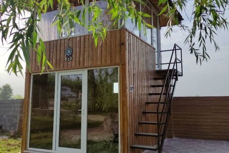 کلبه چوبی 9 متری طبقه اول در ماسال