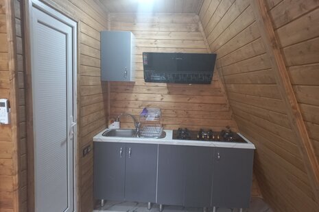 کلبه سوئیسی دوبلکس تکخواب جکوزی دار در بابلسر