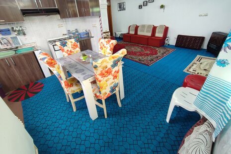 واحد تکخواب مبله در طبقه همکف ویلا جنگلی رحیم آباد