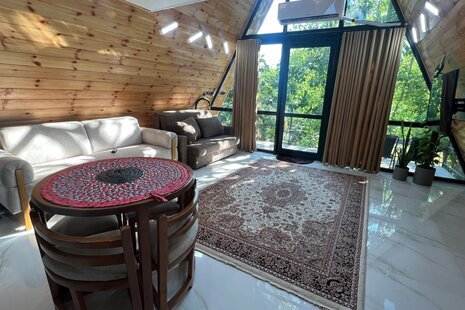 کلبه سوئیسی 45 متری دیار در زیبا کنار