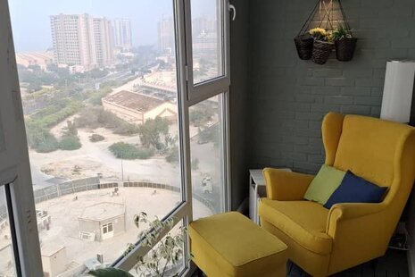 آپارتمان مبله دوخواب برج دید دریا اکواریومی در کیش